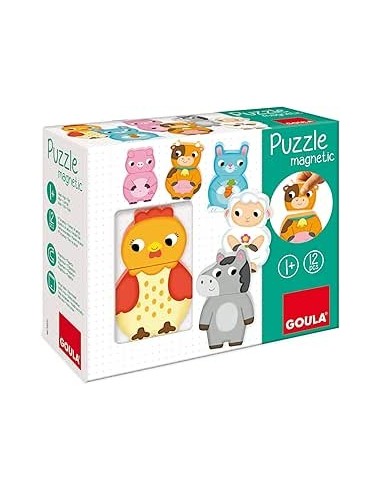 Puzzle Magnético Intercambiable Granja