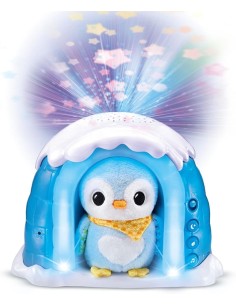 Iglú proyector Peluchito pingüino