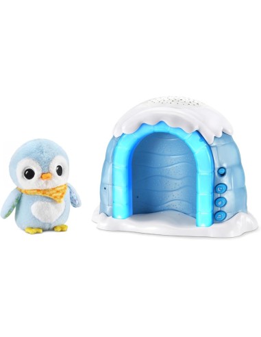 Iglú proyector Peluchito pingüino
