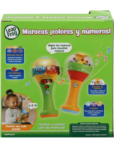 Maracas ¡Colores y números! Bilingüe