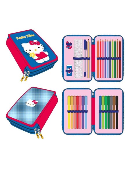 Plumier Doble Hello Kitty Estuche