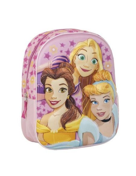 Mochila 3D Princesas Disney 31cm