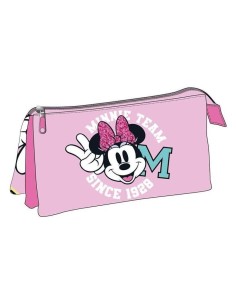 Estuche Portatodo 3Compartimentos Minnie
