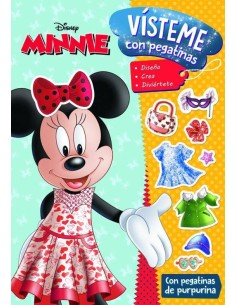 MINNIE. VISTEME CON PEGATINAS