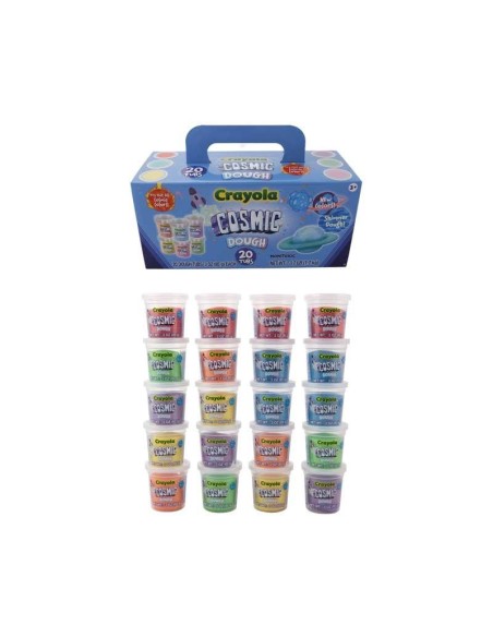 Pack 20 botes crayola cosmic dough