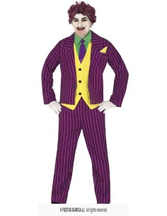 DISFRAZ JOKER CRAZY VILLAIN (XL)