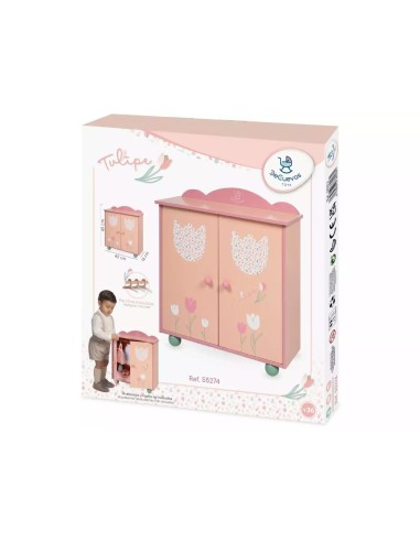 Armario de Madera para Muñecas Tulipe co