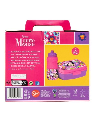 Minnie Set Sandwichera y Botella