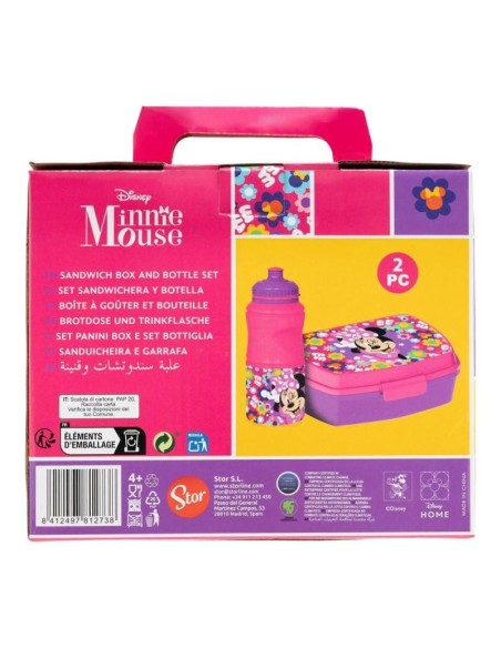 Minnie Set Sandwichera y Botella