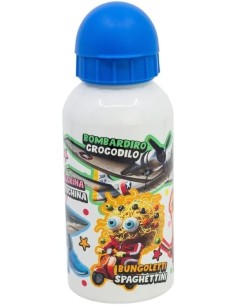 Botella Aluminio Peq. Italian Brainrot 