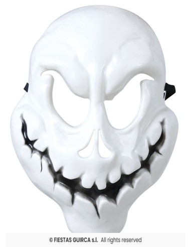 MASCARA FANTASMA GRUÑON, PVC