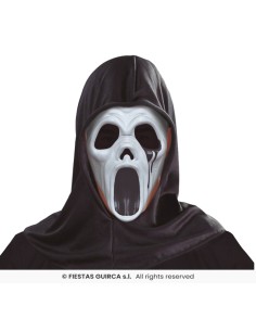Mascara asesino con capucha  pvc scream