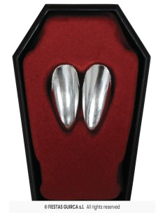Colmillos vampiro plata 2