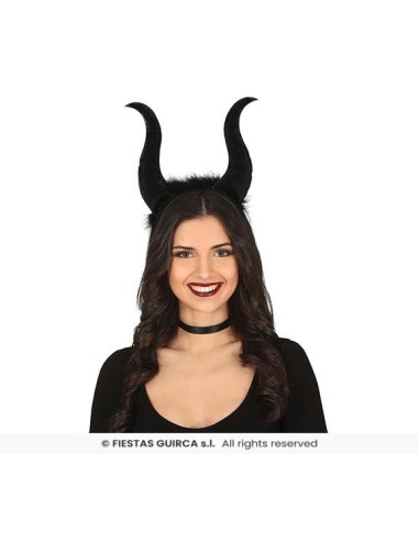 DIADEMA DEMONIO NEGRA