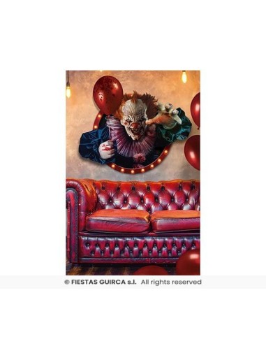 DECO. ADHESIVO PAYASO PARED 70X80 CMS