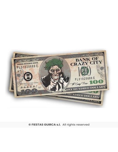 75 BILLETES  MR SMILE 6X15 CMS