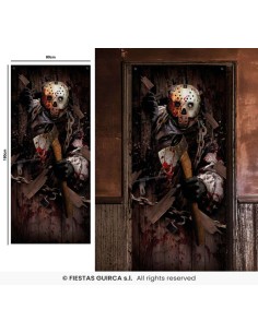 DECOR. PUERTA ASESINO HACHA 80 X 180 CMS
