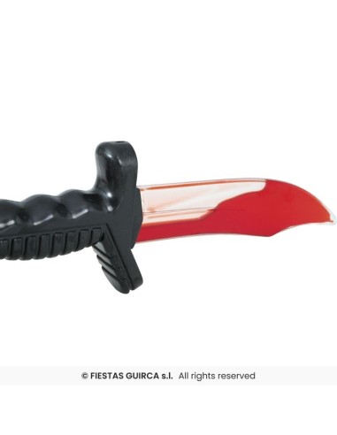 Cuchillo con sangre 25 cm