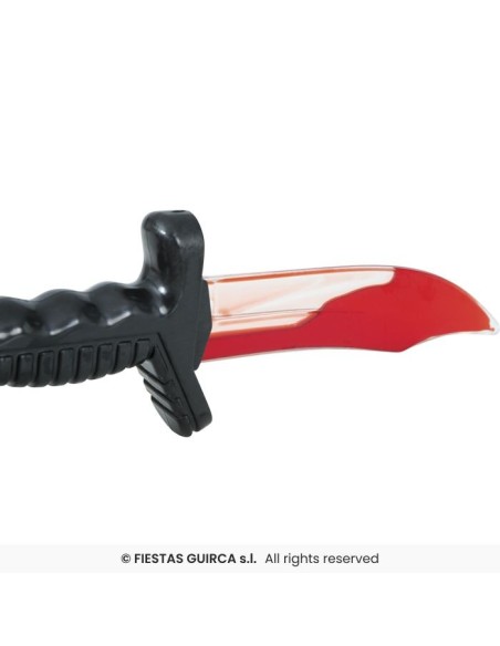 Cuchillo con sangre 25 cm