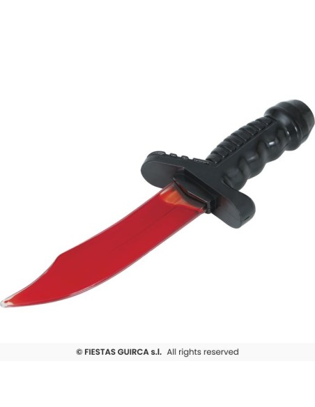 Cuchillo con sangre 25 cm