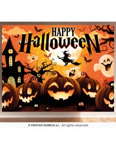 PHOTOCALL PARTY HAPPY HALLOWEEN TELA 220