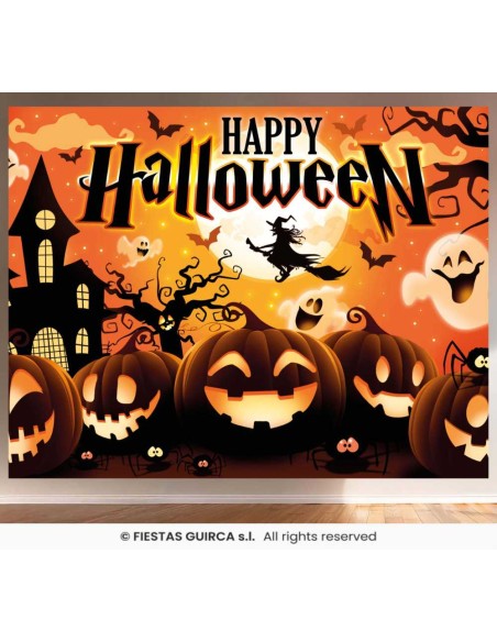 PHOTOCALL PARTY HAPPY HALLOWEEN TELA 220