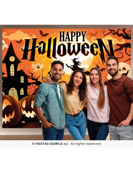 PHOTOCALL PARTY HAPPY HALLOWEEN TELA 220