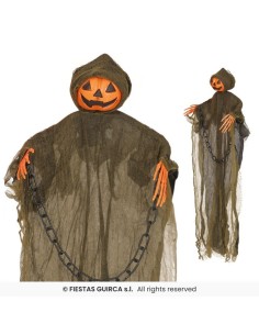 COLGANTE FANTASMA CALABAZA 98 CMS.
