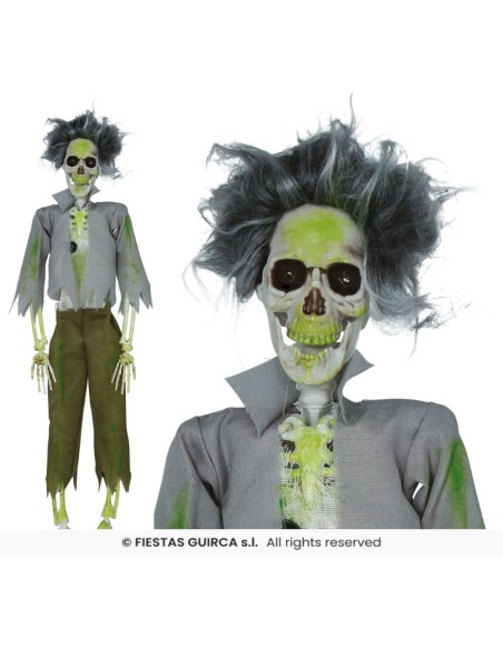 COLGANTE ESQUELETO ZOMBIE 45 CMS