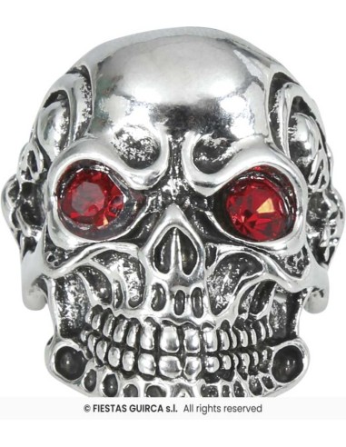 ANILLO CALAVERA METAL