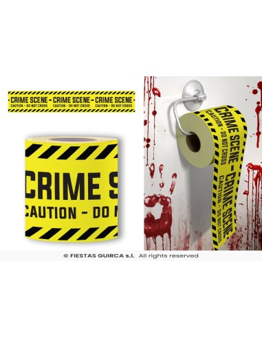 ROLLO WC ""CRIME SCENE"" PAPEL 2 CAPAS 3