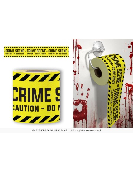 ROLLO WC ""CRIME SCENE"" PAPEL 2 CAPAS 3