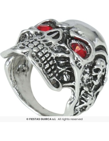 ANILLO CALAVERA METAL