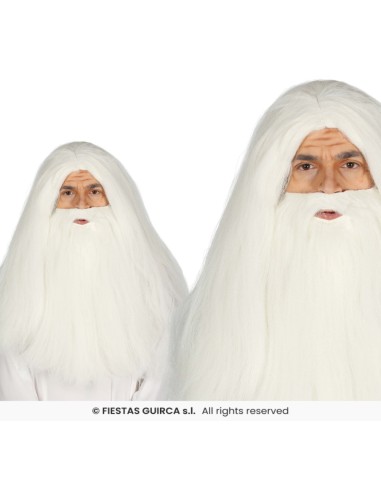 PELUCA Y BARBA EN CAJA