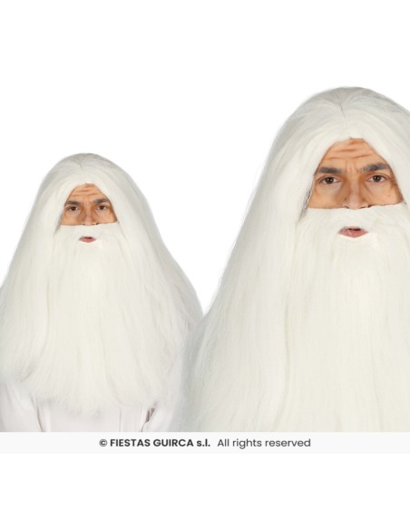 PELUCA Y BARBA EN CAJA