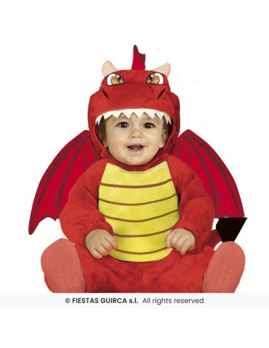 DISFRAZ DRAGON ROJO 12-18 Meses