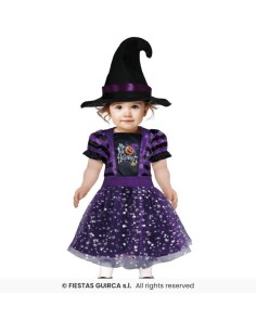 DISFRAZ BRUJA MORADO 12-18 Meses