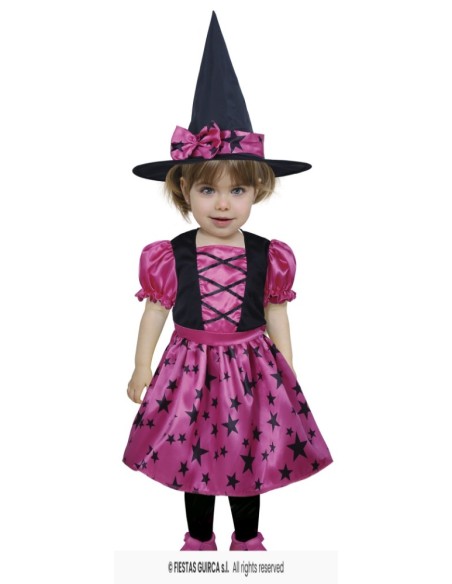 DISFRAZ BRUJA STAR 2-3 Años
