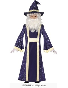 DISFRAZ MAGO MERLIN MAGICIAN 10-12 AÑOS