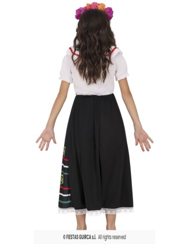 DISFRAZ CALAVERA CATRINA 5-6  AÑOS