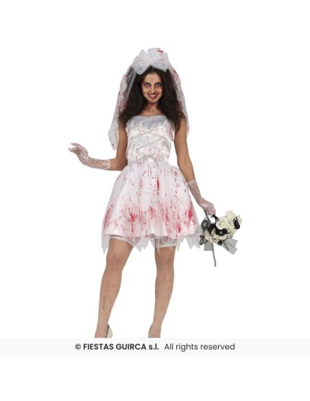 DISFRAZ NOVIA SANGRIENTA (L)