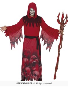 DISFRAZ SEGADOR ROJO REAPER (L)