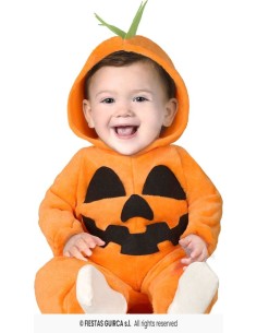 DISFRAZ CALABAZA PUMPKIN 12-18 Meses