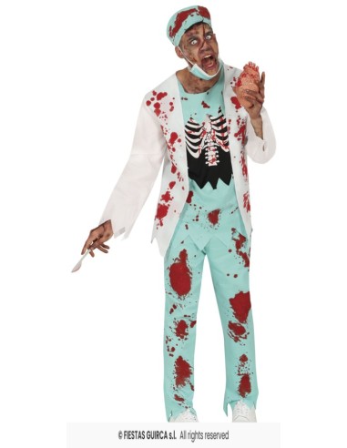 DISFRAZ ENFERMERO SURGEON ZOMBIE (M)