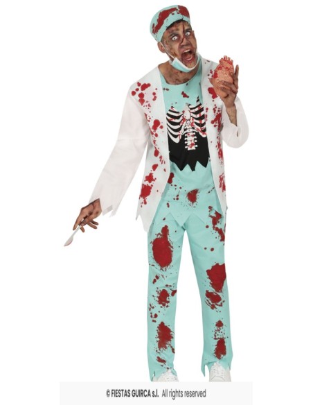 DISFRAZ ENFERMERO SURGEON ZOMBIE (M)