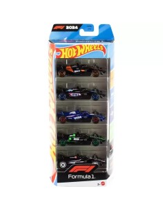 Hot Wheels Pack 5 Coches Formula 1 – Mod