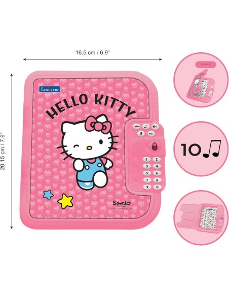 Diario secreto electr. hello kitty