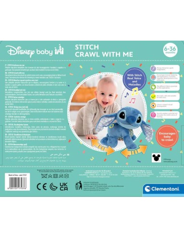 Peluche interactivo Gateos Stitch Clemen