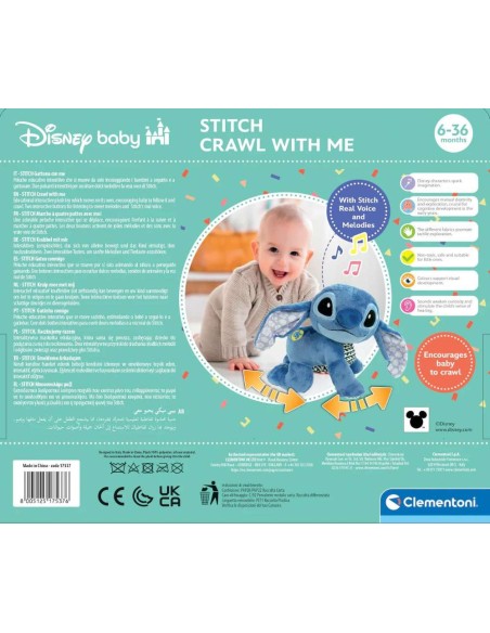 Peluche interactivo Gateos Stitch Clemen