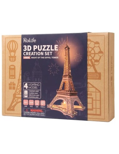Rolife Torre Eiffel Maqueta de Madera